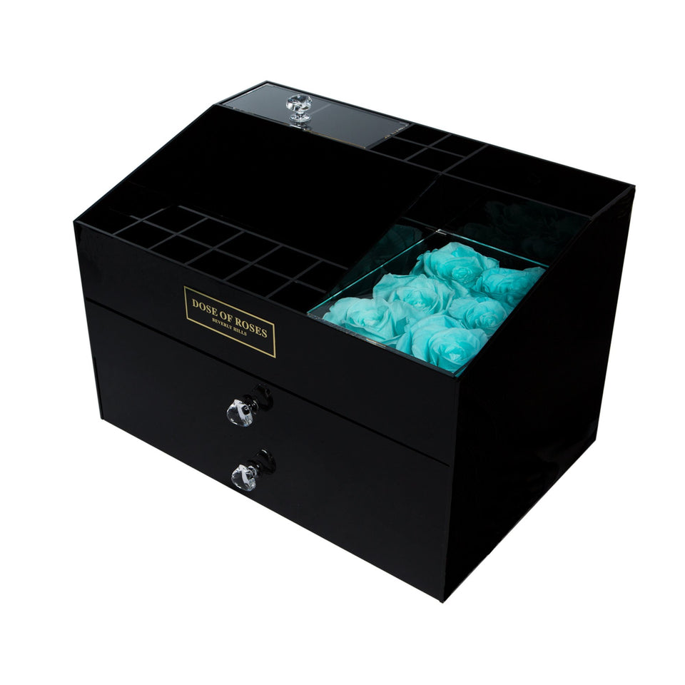 Blue Rose Makeup Box