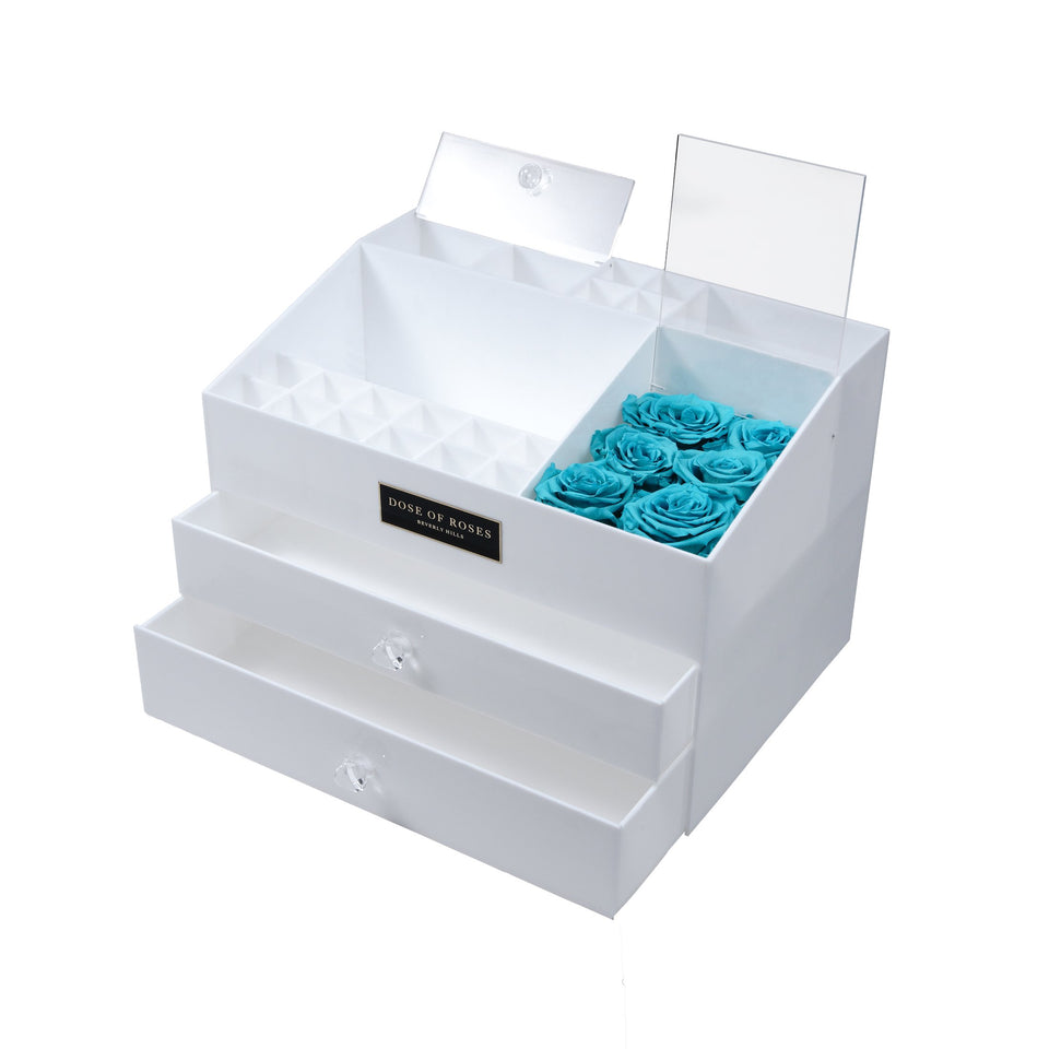 Blue Rose Makeup Box