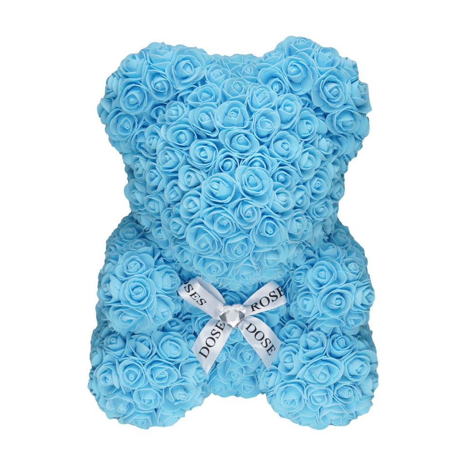 Blue Rose Bear