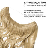 Hair Extension flip in false hair