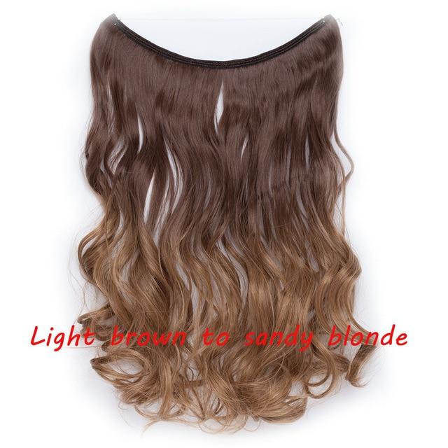 Hair Extension flip in false hair