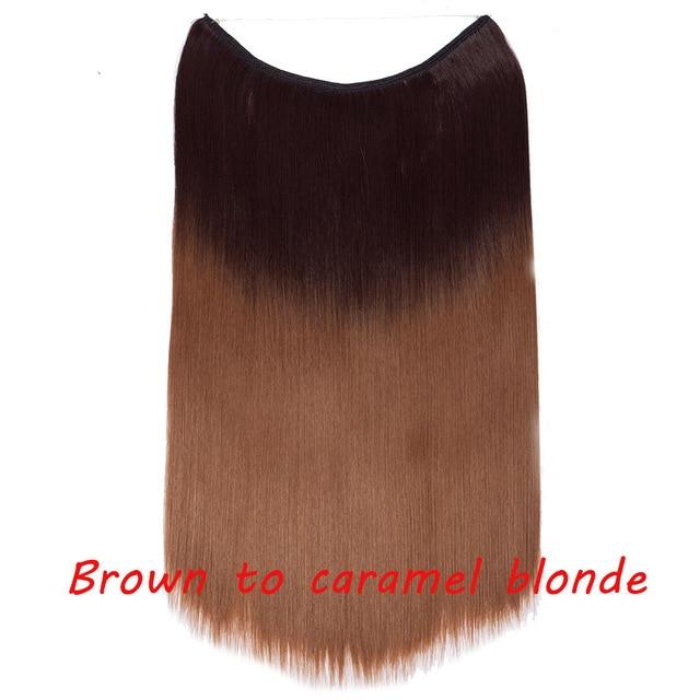 Hair Extension flip in false hair