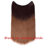 Hair Extension flip in false hair