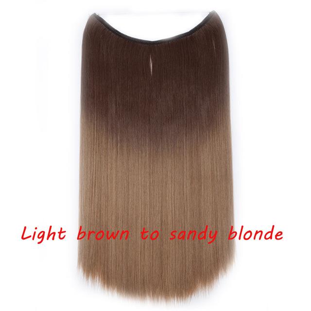 Hair Extension flip in false hair