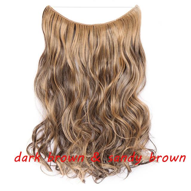 Hair Extension flip in false hair