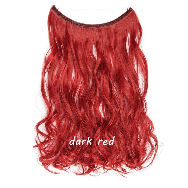 Hair Extension flip in false hair