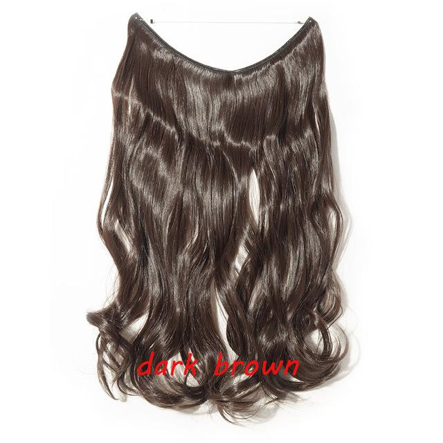 Hair Extension flip in false hair