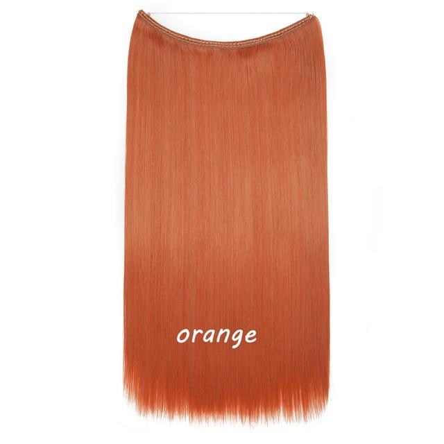 Hair Extension flip in false hair