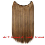 Hair Extension flip in false hair