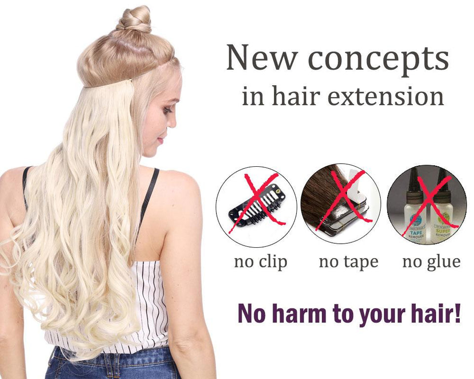 Hair Extension flip in false hair