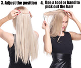 Hair Extension flip in false hair