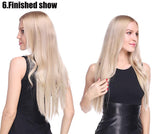 Hair Extension flip in false hair