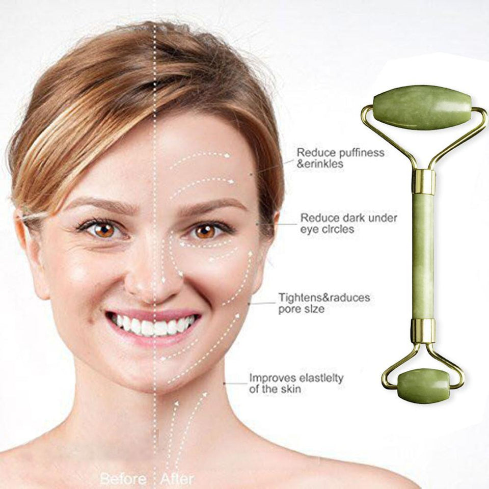 Facial Massage Roller Double