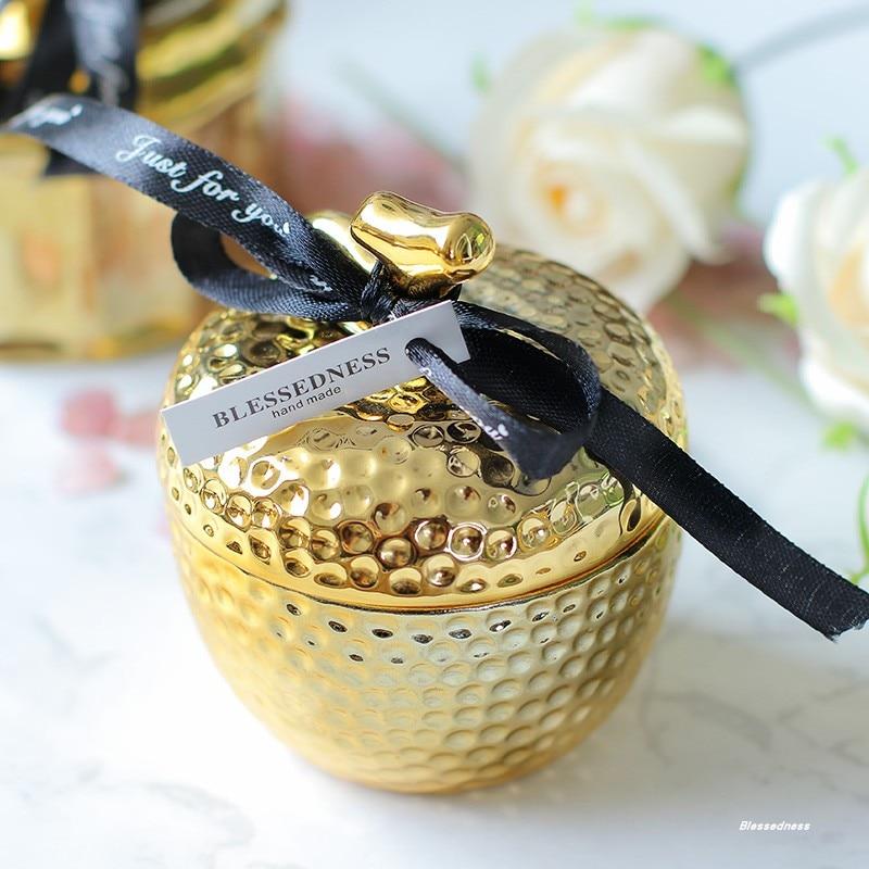 Gold Pineapple Ceramic Sealing Jar