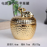 Gold Pineapple Ceramic Sealing Jar